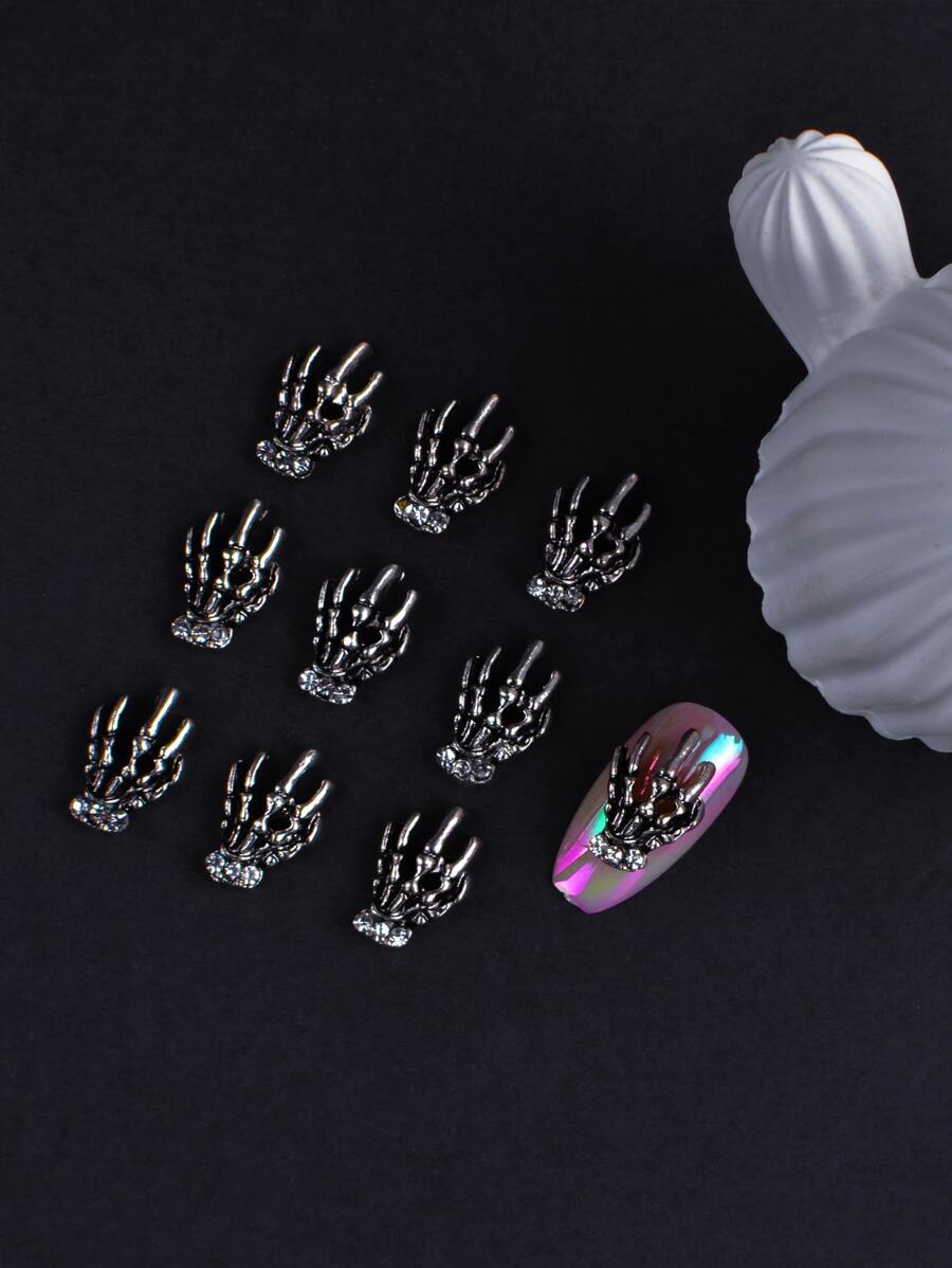 Skeleton Nail-Art Charms - 10 Pieces — product image 2