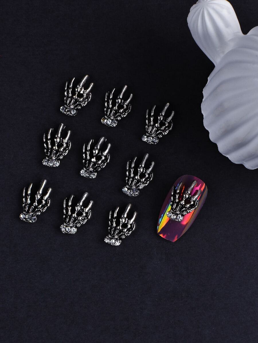 Skeleton Nail-Art Charms - 10 Pieces — product image 3