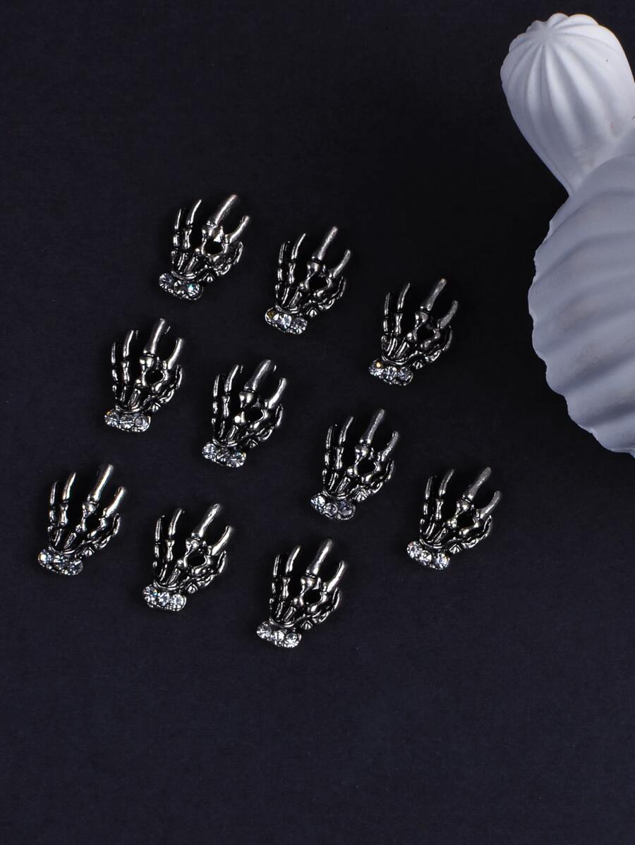 Skeleton Nail-Art Charms - 10 Pieces — product image 4