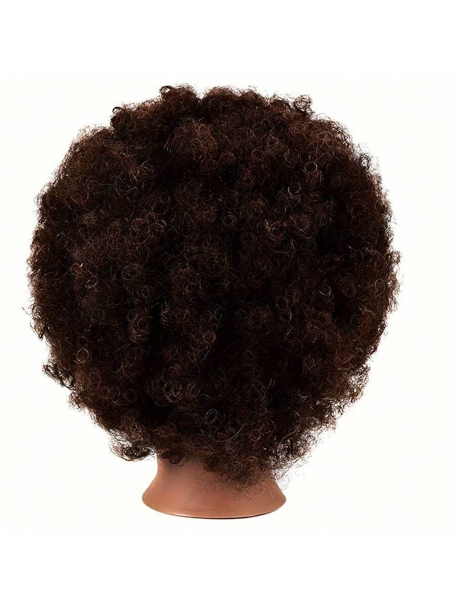 Curly-Hair Training Mannequin Head with Clamp Stand — product image 3