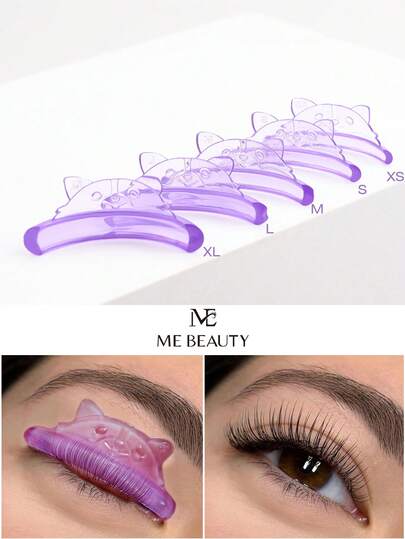 14Pcs 7 Sizes Lash Lift Rods,Lash Lift Shield For Eyelash Perming,Upper And Lower Lash Lift Pads For Salon And Home Use.