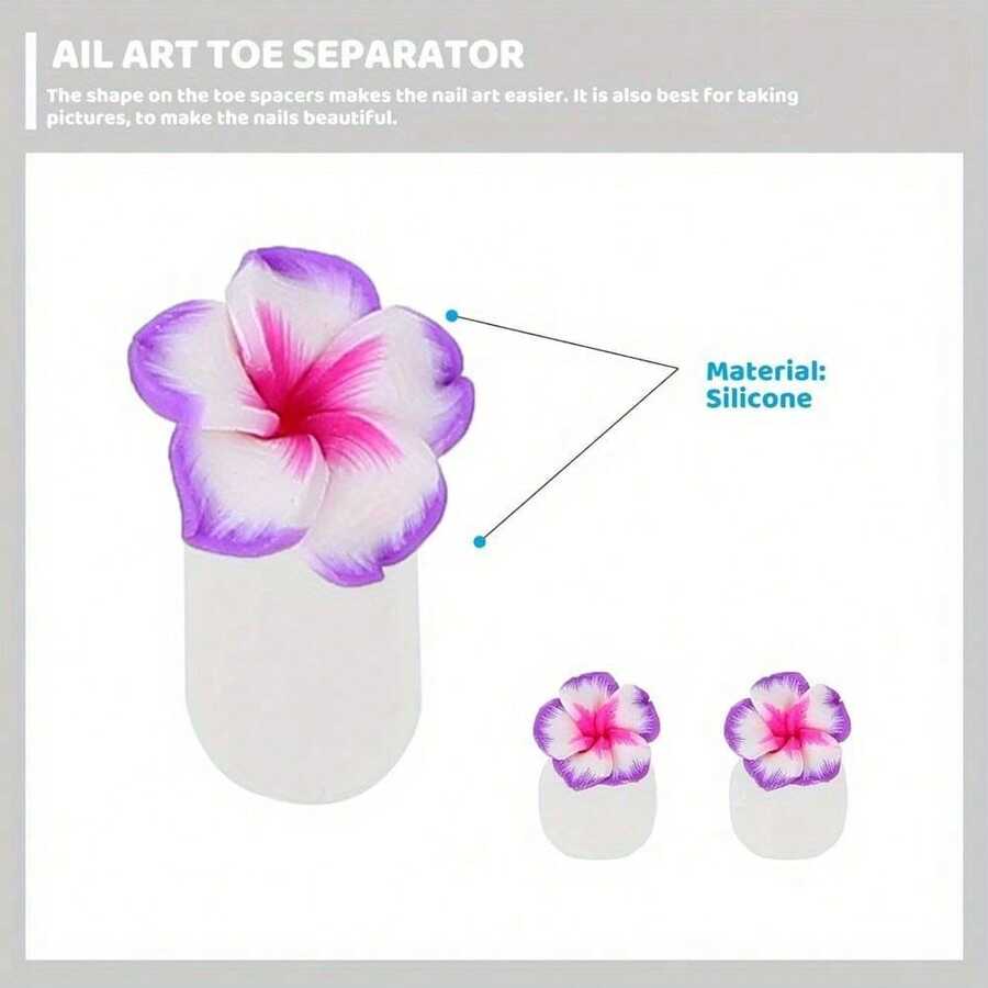 32 Pcs Silicone Rubber Toe Separators, Soft Gel Toe Separators, ReusableToe Spacers, DurableToe Cushion Pads, Washable Nail Separator, Separators For Foot Care, Nail Art Tools, Nail Styling Tools, Hand Washable