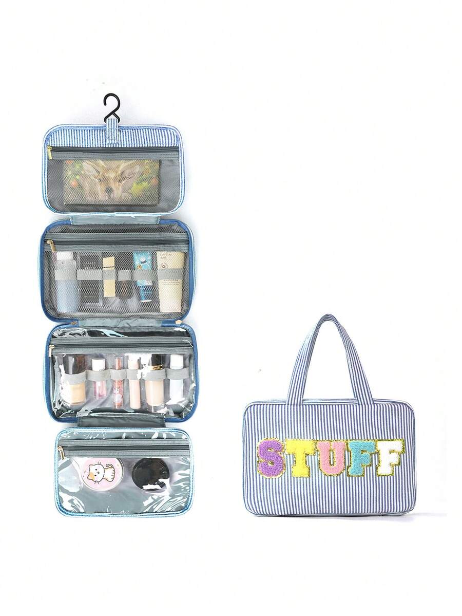 4-Fold Hanging Toiletry & Makeup Bag - 21 Patterns — product image 10