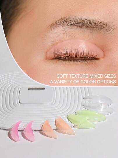 14Pcs 7 Sizes Lash Lift Rods,Lash Lift Shield For Eyelash Perming,Upper And Lower Lash Lift Pads For Salon And Home Use.