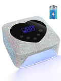 Nail Drying Lamp With Built-In Battery, Cordless UV LED Nail Lamp, Suitable For All Gel Professional Nail Equipment Tools