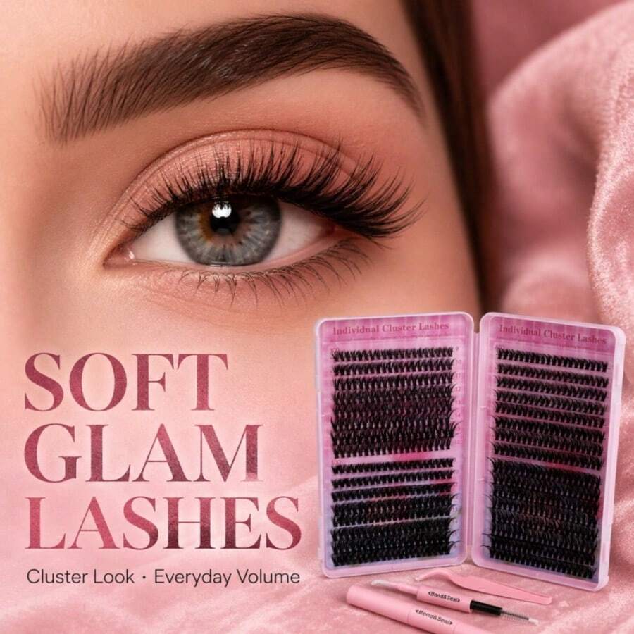 Lightweight False Lash Cluster Kit with Bond & Seal — product image 7