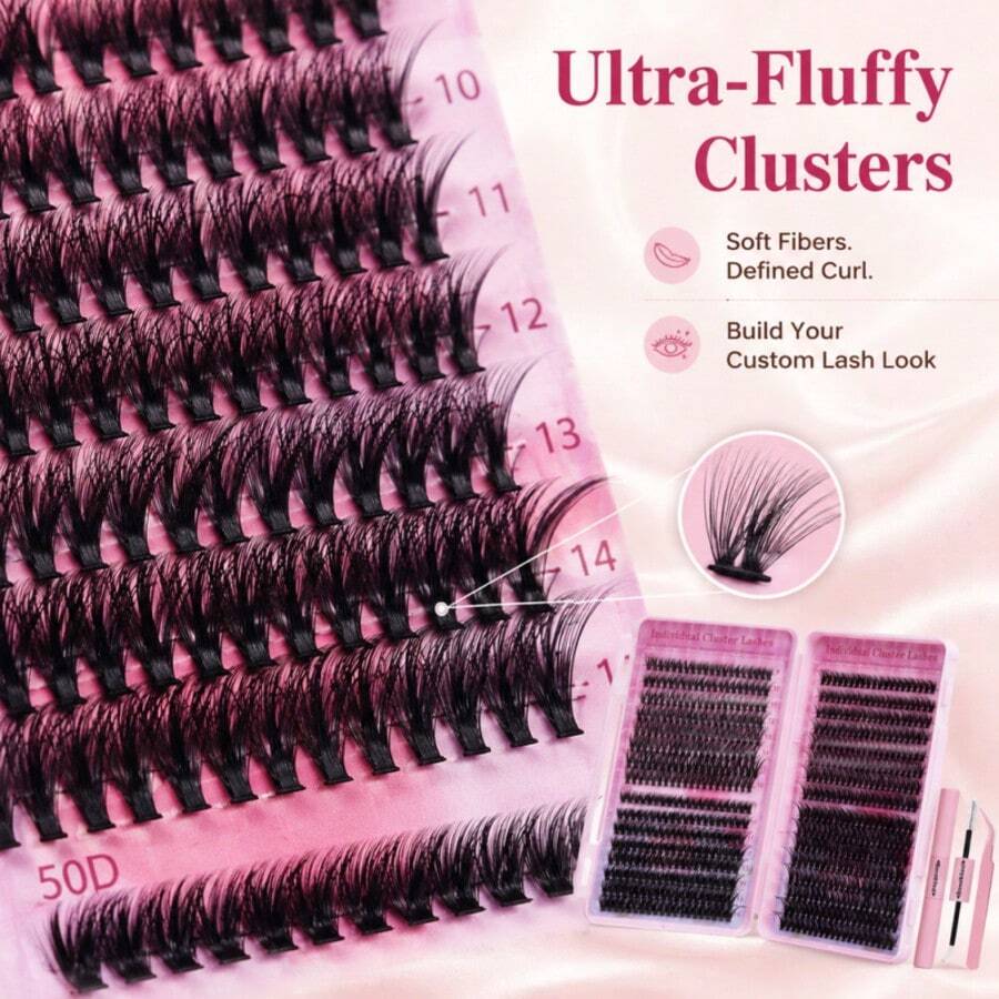Lightweight False Lash Cluster Kit with Bond & Seal — product image 6