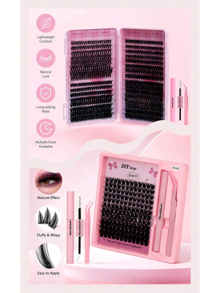 Lightweight False Lash Cluster Kit with Bond & Seal — product image 2